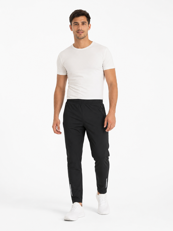 Calça esportiva masculina NARO preta — capa