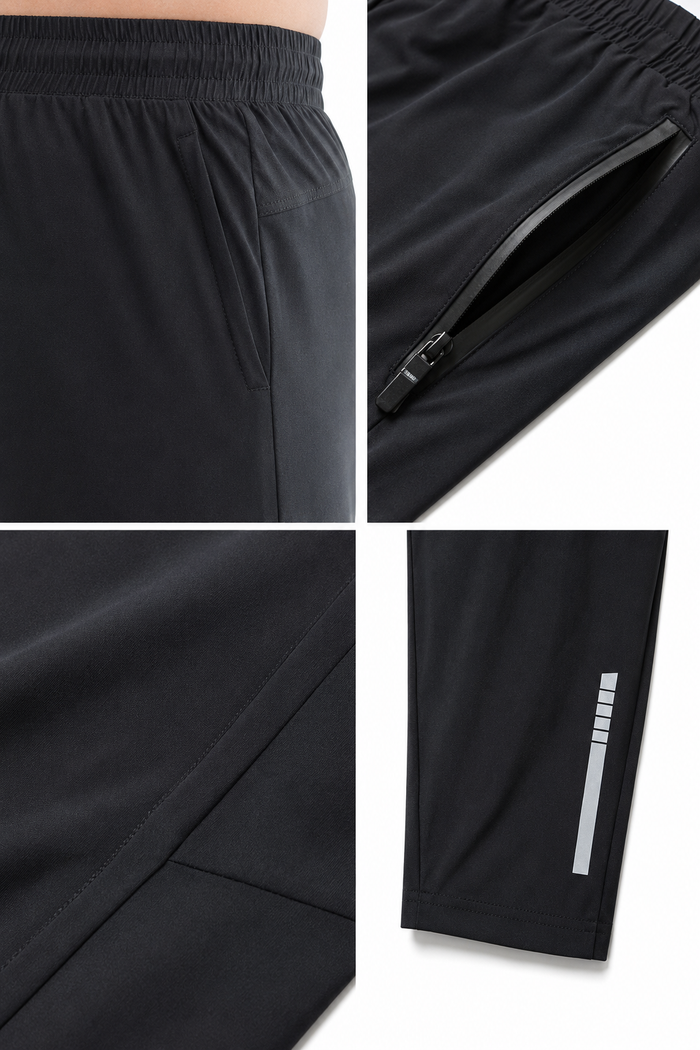Detalhes da calça esportiva masculina NARO