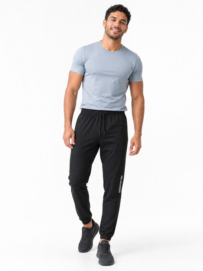 Calça fitness masculina NARO preta — capa