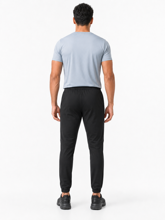 Calça fitness masculina NARO preta — costas