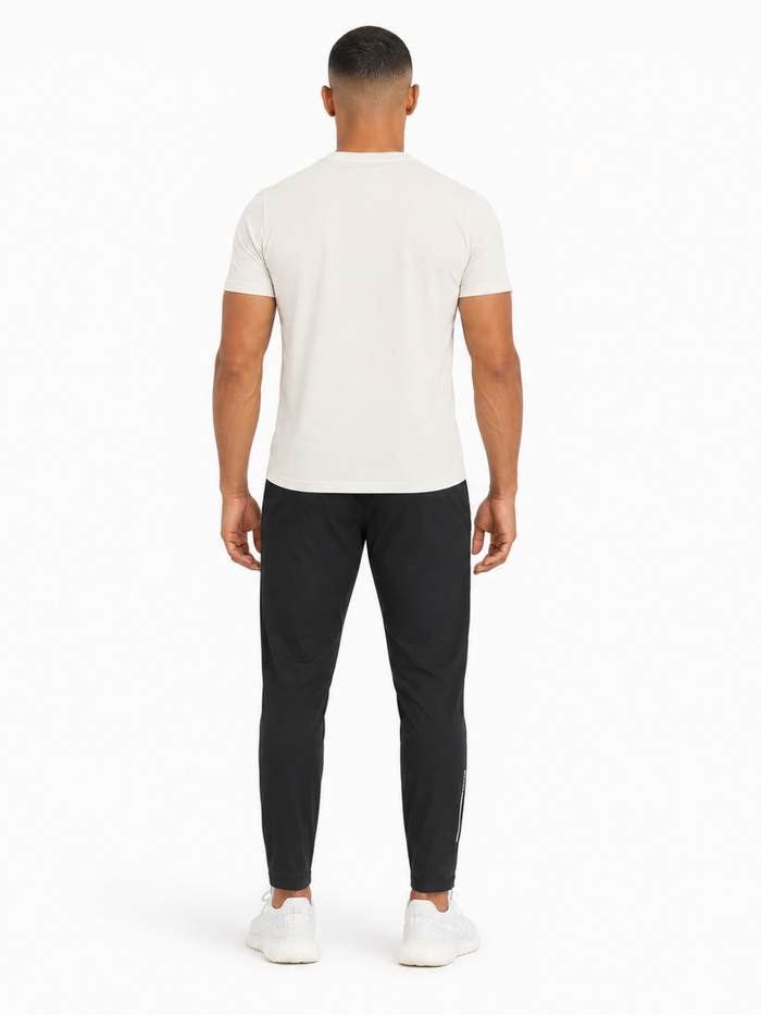 Calça esportiva masculina NARO preta — costas