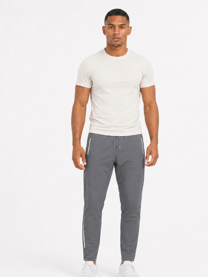 Calça esportiva masculina NARO — Cinza-claro