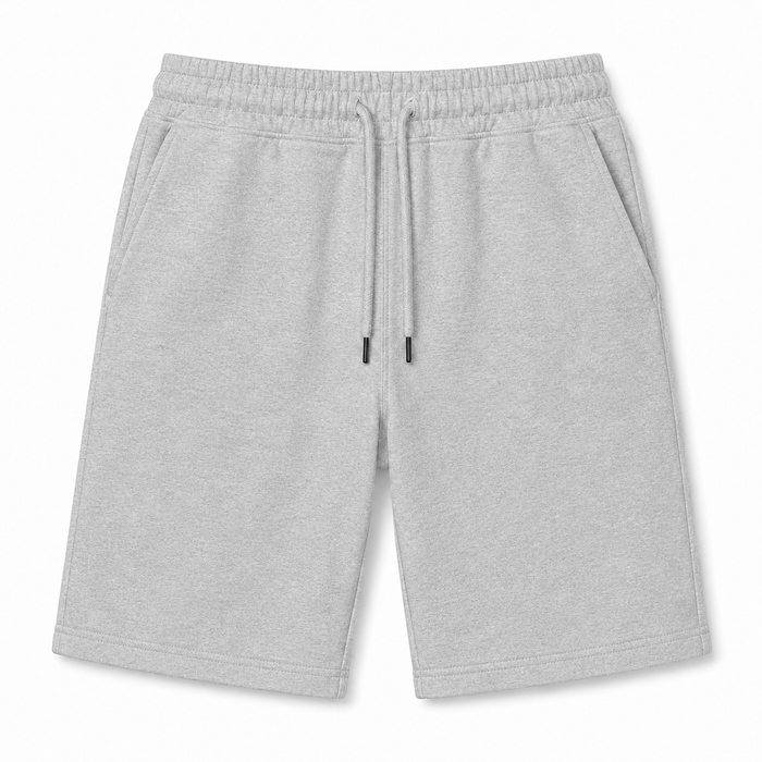 Bermuda masculina cinza mescla claro