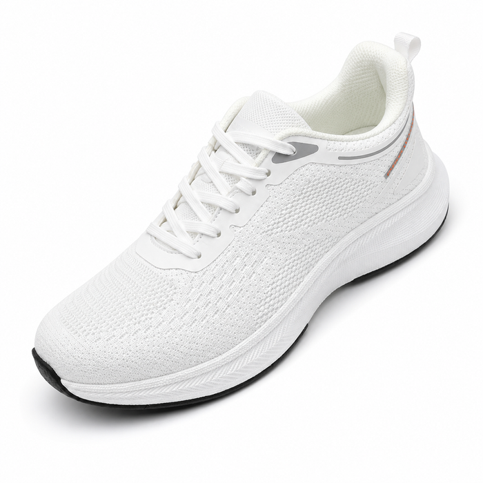 Material Flyknit respirável do tênis